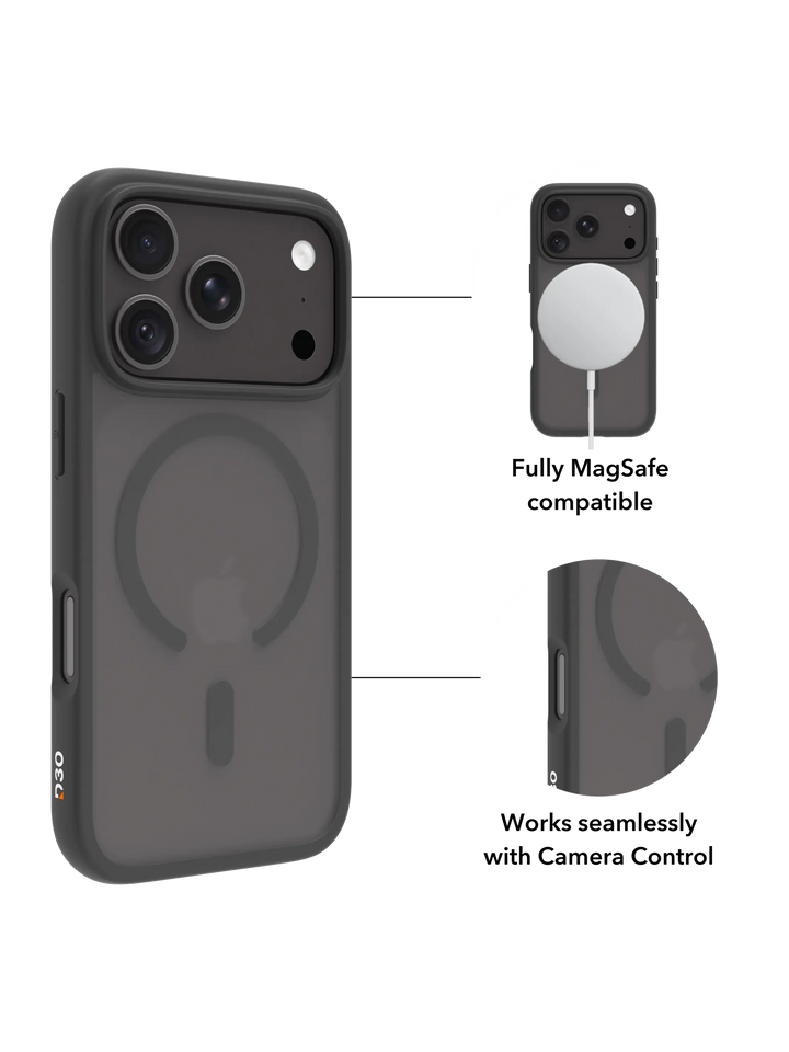 Grenen Ultra D3O MS - iPhone 18 Pro/17 Pro - Black