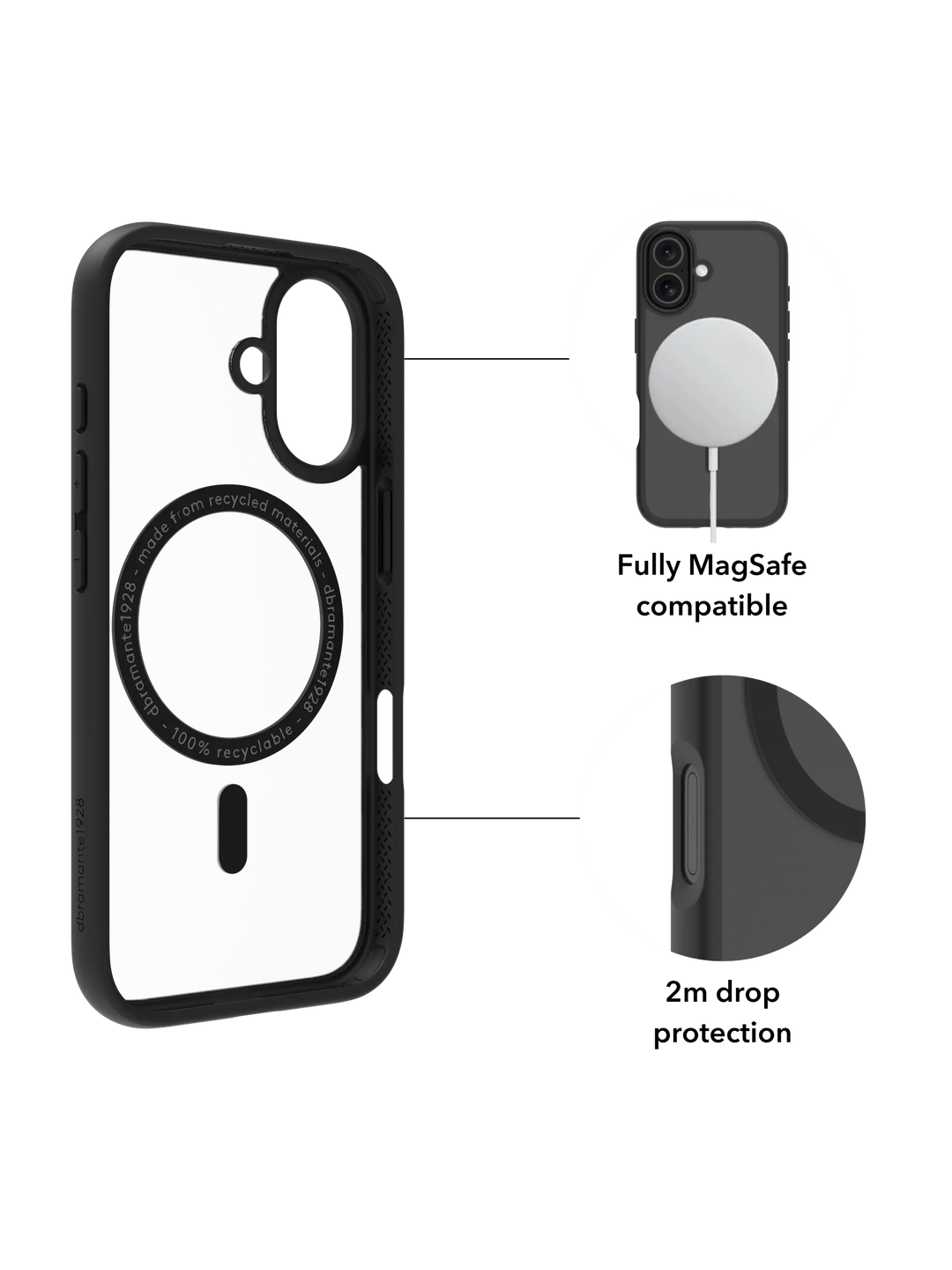 Grenen MagSafe - iPhone 17 - Black Phone Case