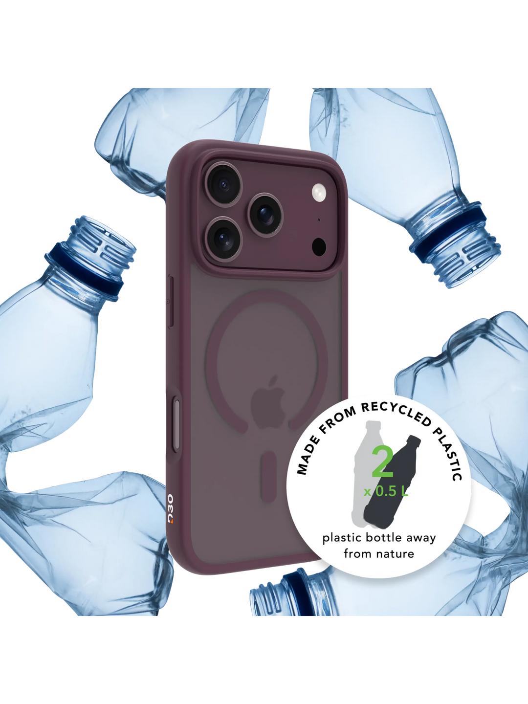 Grenen Ultra D3O MS - iPhone 18 Pro/17 Pro - Burg