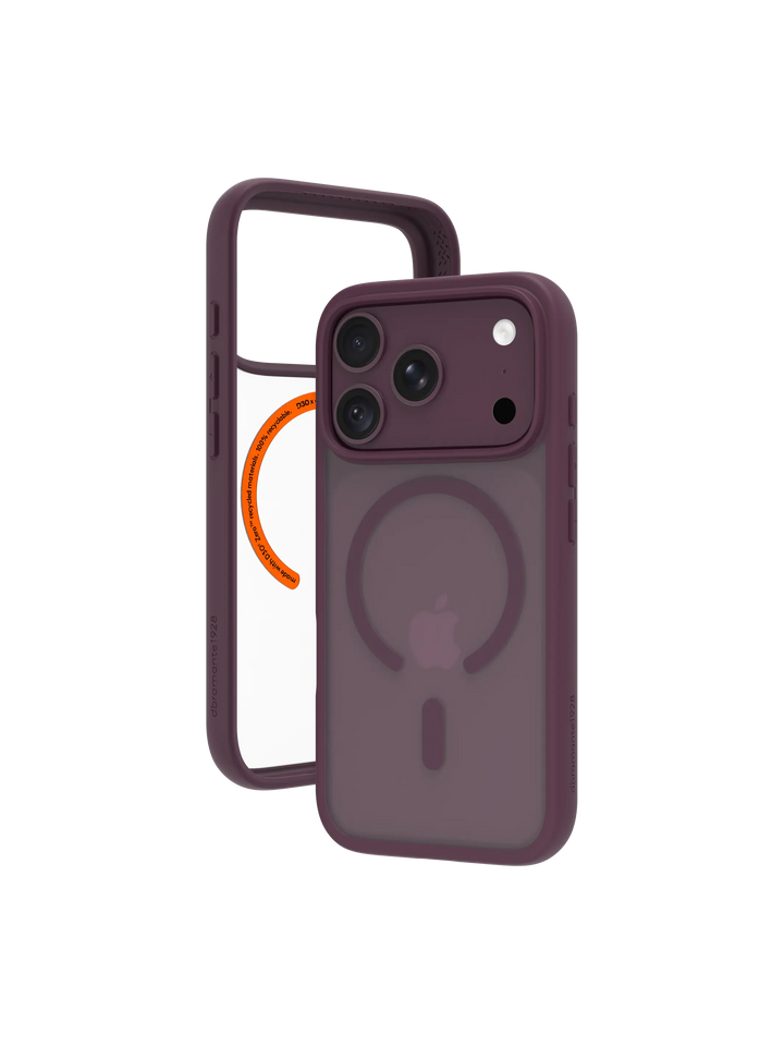 Grenen Ultra D3O MS - iPhone 18 Pro/17 Pro - Burg Phone Case