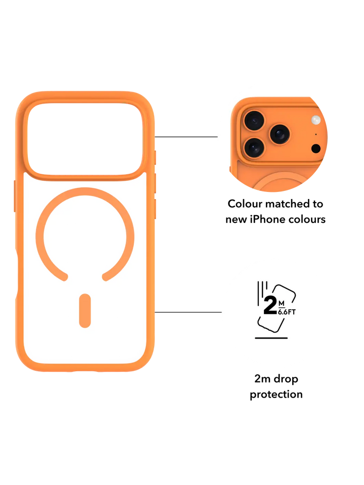 Grenen MagSafe - iPhone 17 Pro Max - Orange Phone Case