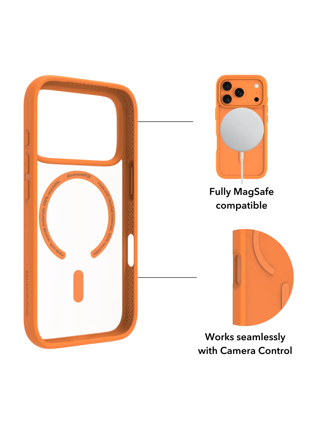 Grenen MagSafe - iPhone 17 Pro - Orange Phone Case