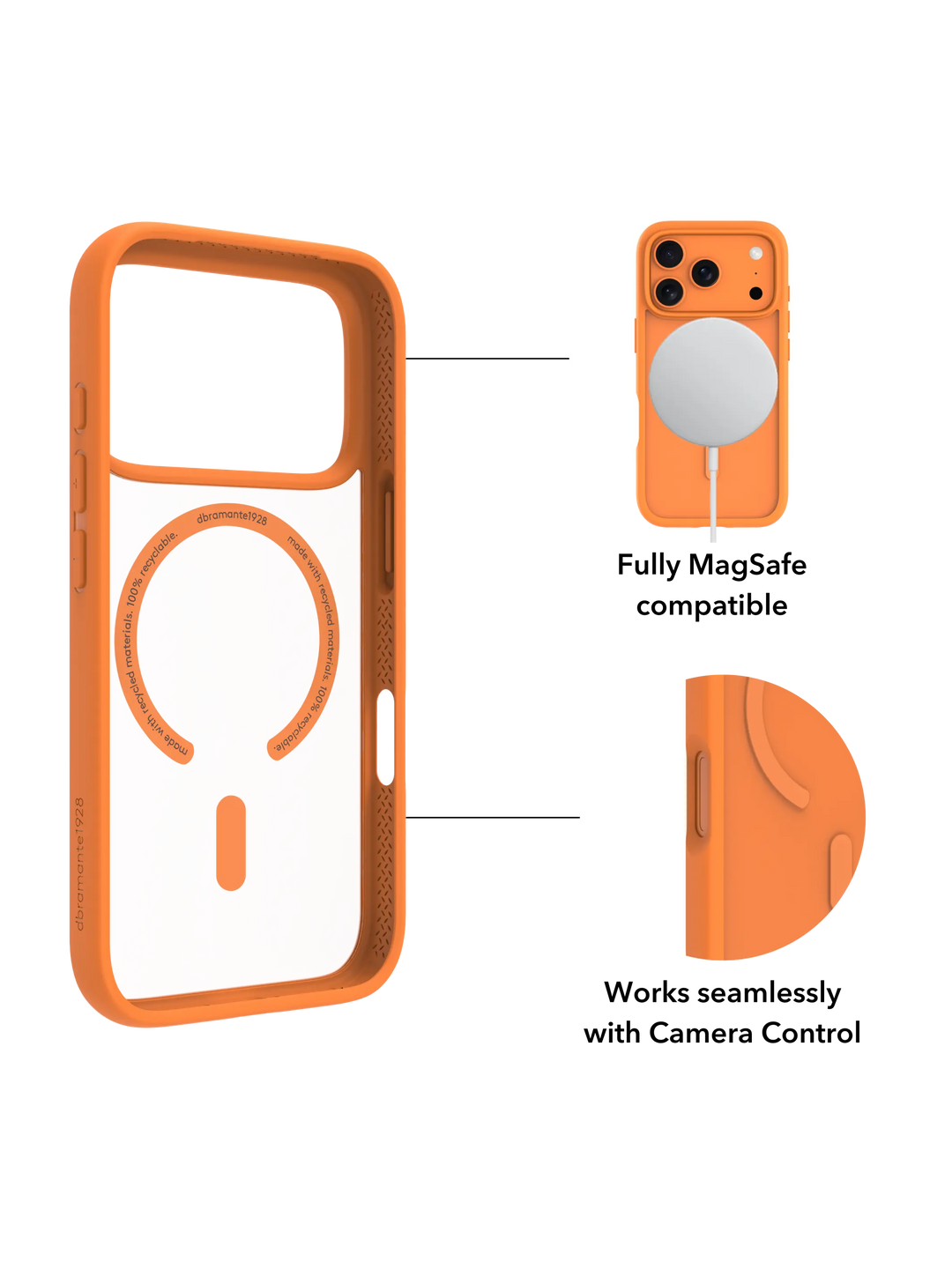 Grenen MagSafe - iPhone 17 Pro - Orange Phone Case