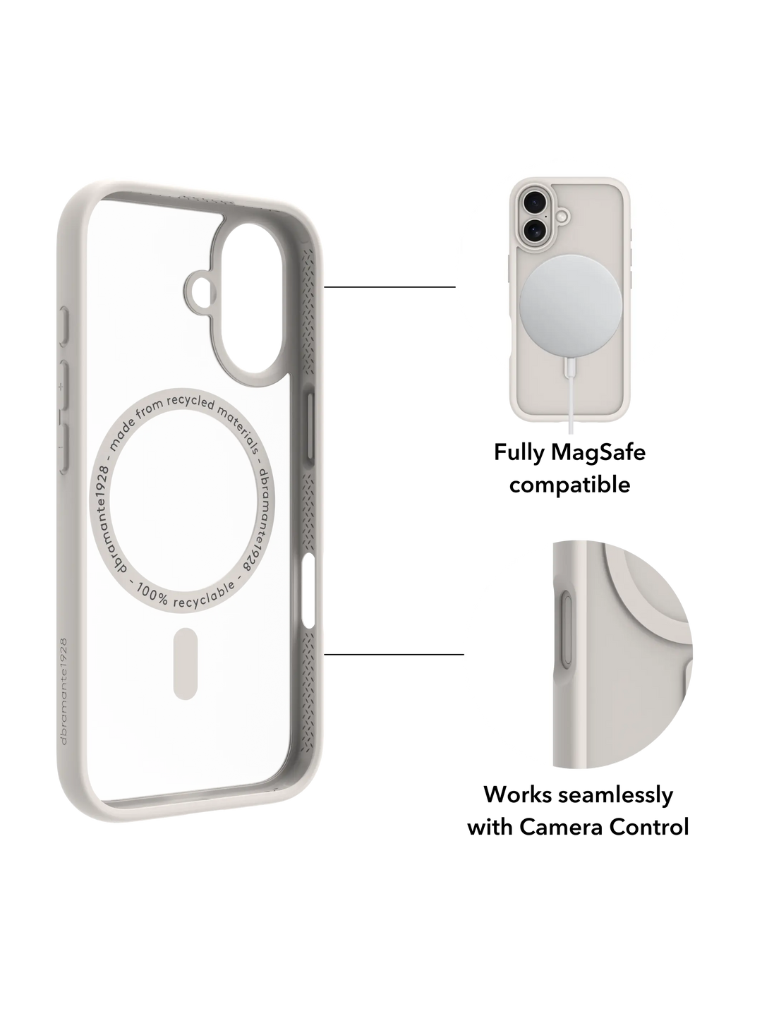 Grenen MagSafe - iPhone 17 - White Phone Case