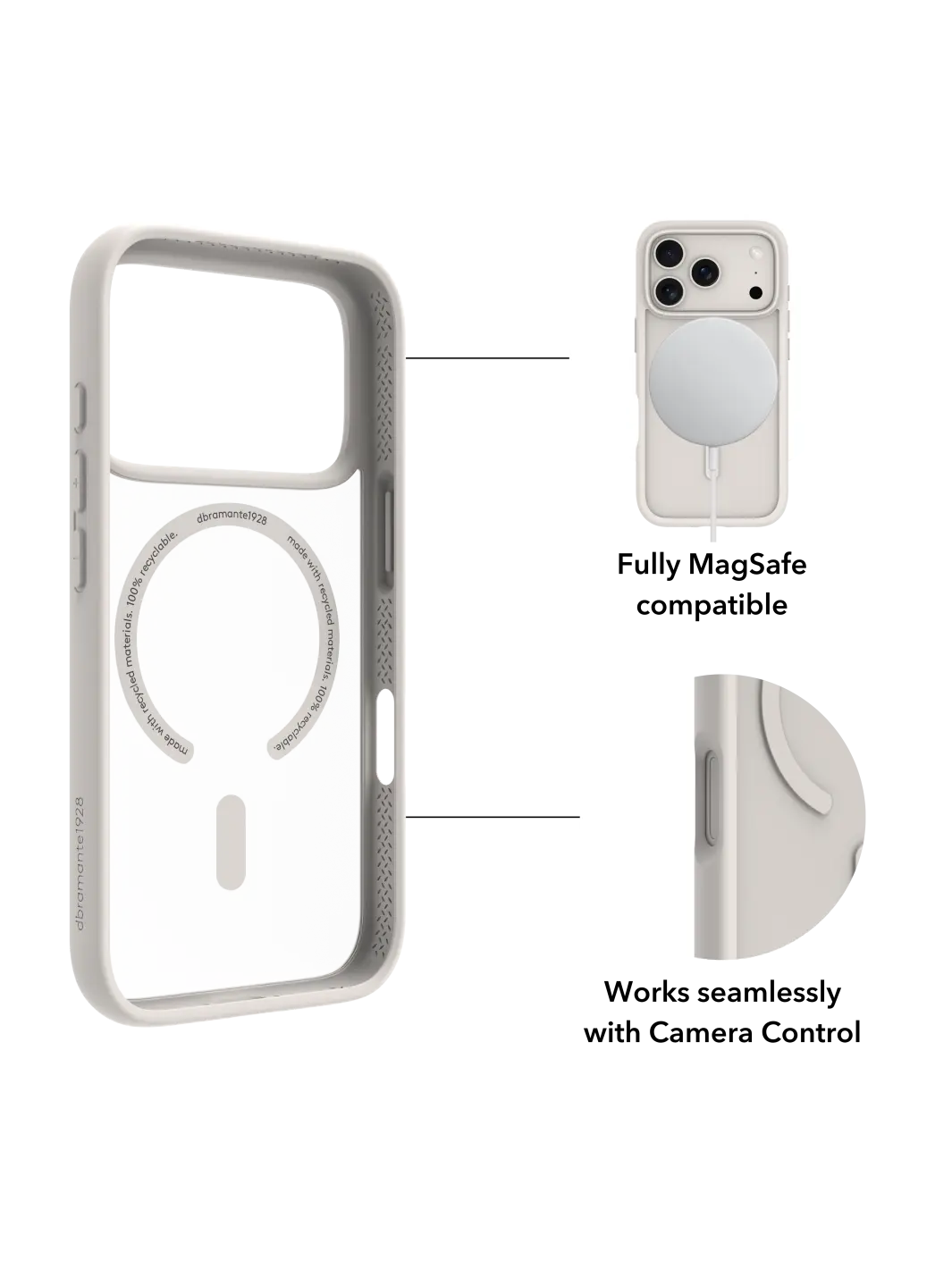 Grenen MagSafe - iPhone 17 Pro Max - White Phone Case