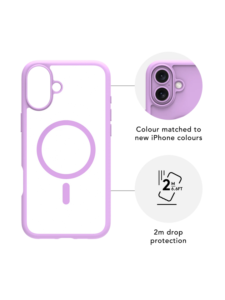 Grenen MagSafe - iPhone 16 Plus - Pink Phone Case