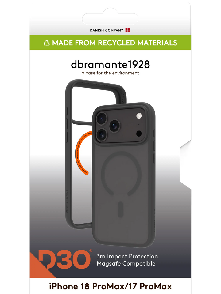 Grenen Ultra D3O MS - iPhone 18 Pro Max/17 Pro Max - Blk