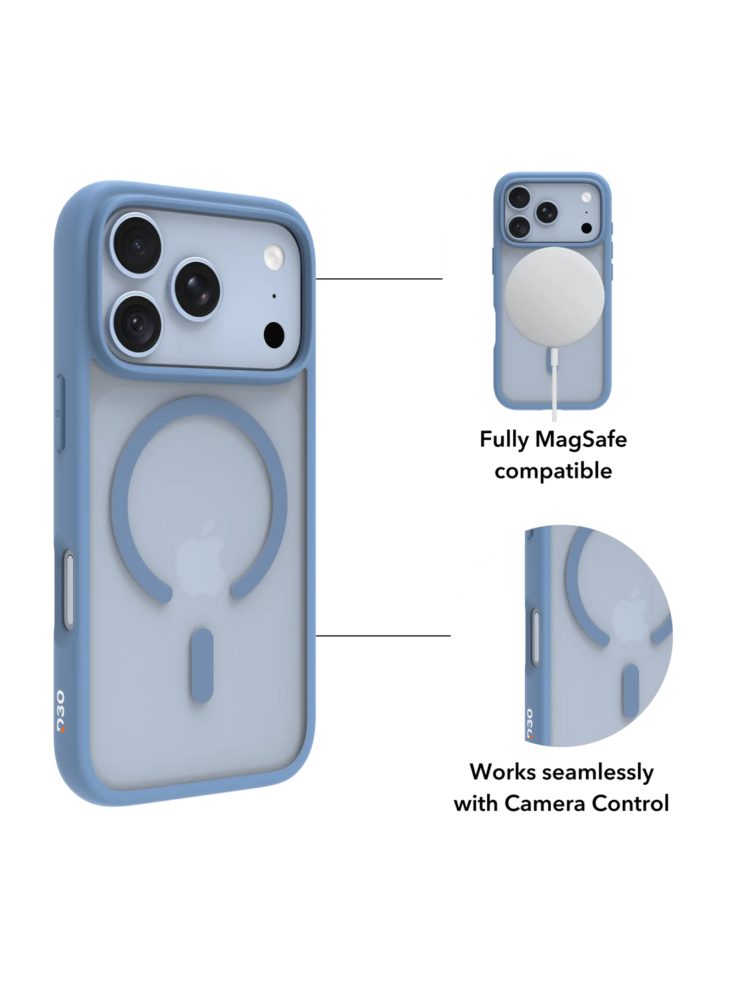 Grenen Ultra D3O MS - iPhone 18 Pro Max/17 Pro Max - Blue Phone Case