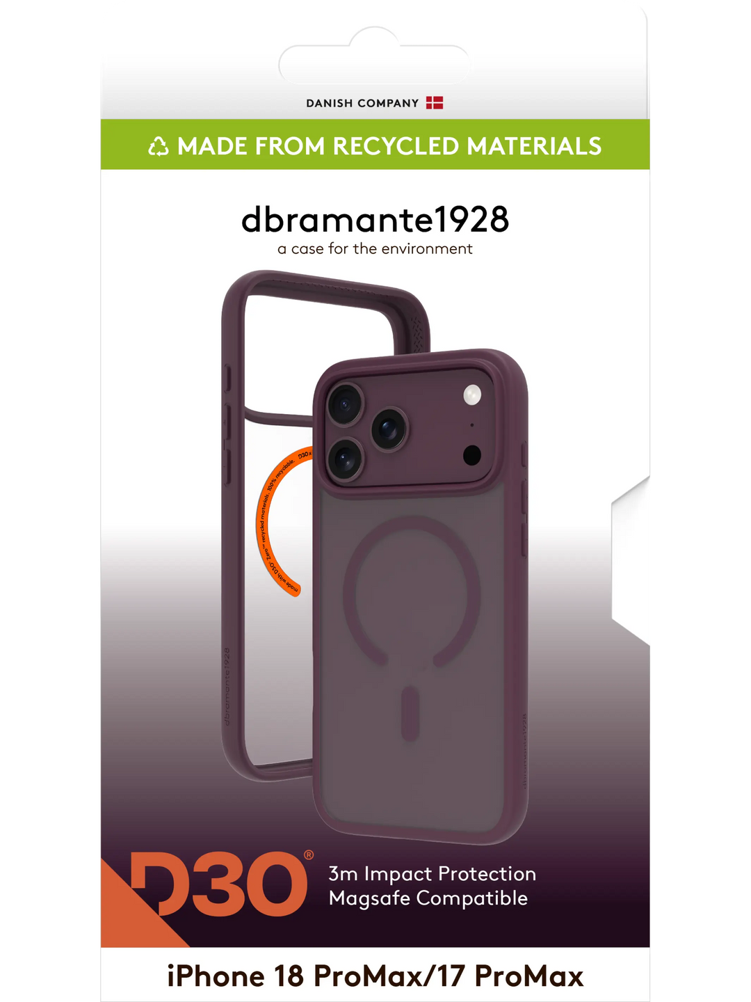 Grenen Ultra D3O MS - iPhone 18 Pro Max/17 Pro Max Burg