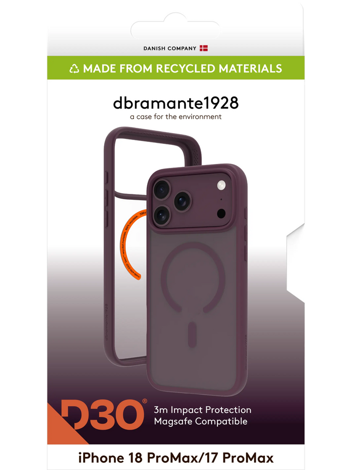 Grenen Ultra D3O MS - iPhone 18 Pro Max/17 Pro Max Burg