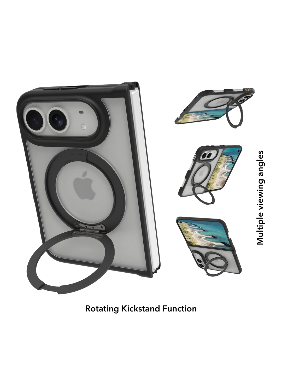 Grenen Ultra D3O MS Kick - iPhone Duo - Black