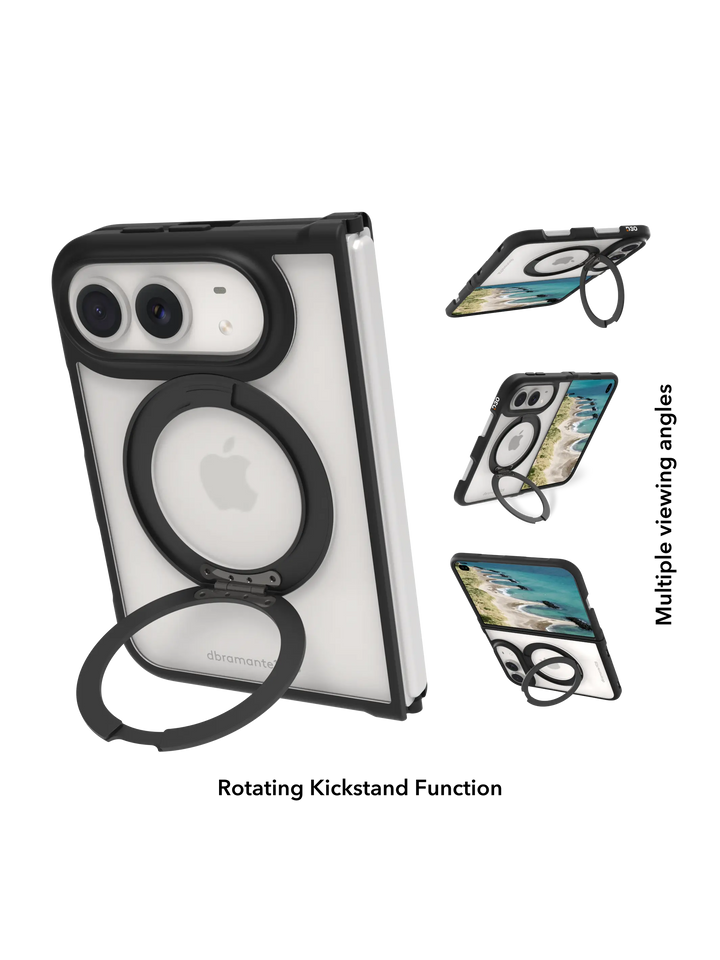 Grenen Ultra D3O MS Kick - iPhone Duo - Black Phone Case