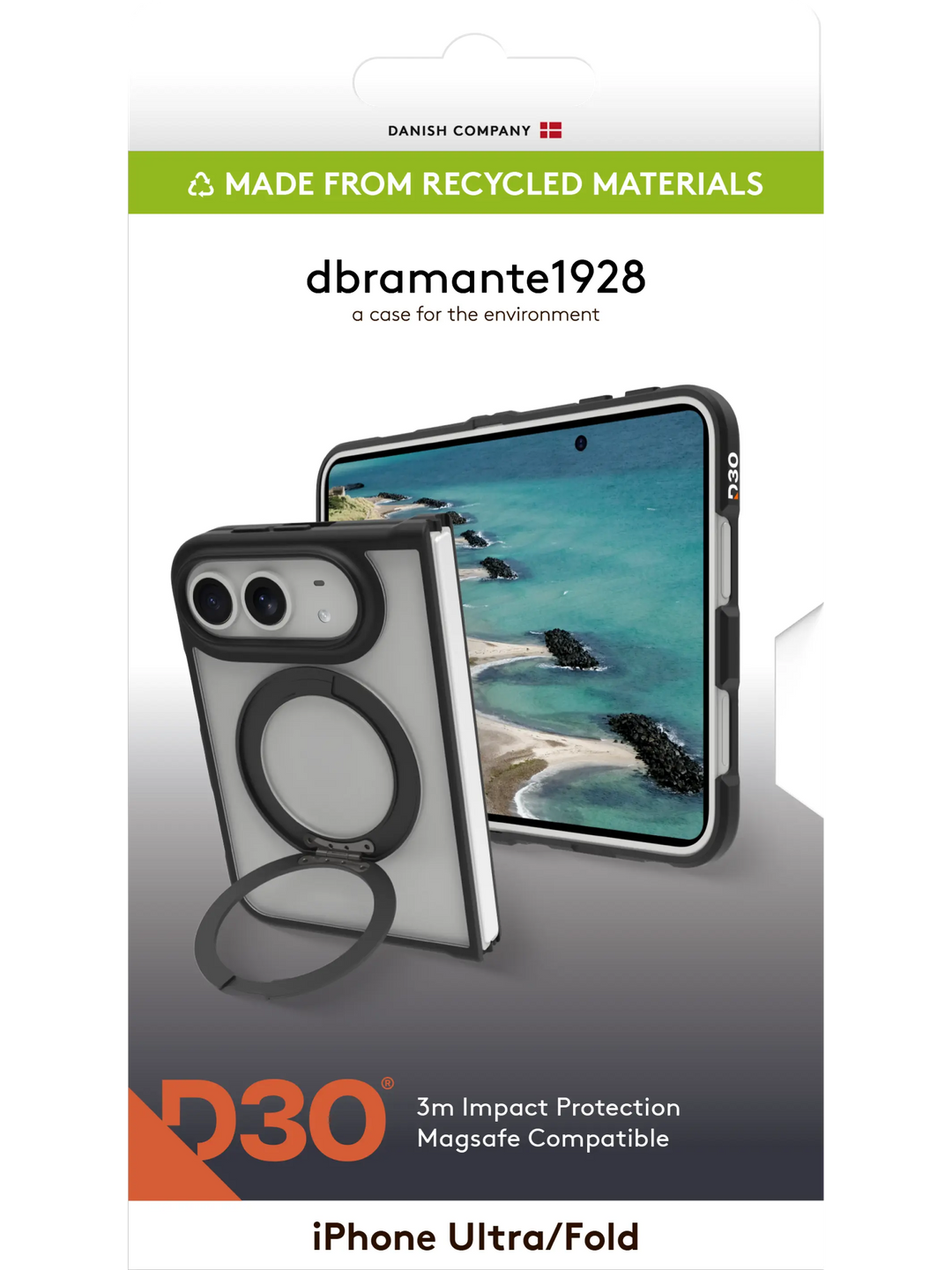 Grenen Ultra D3O MS Kick - iPhone Duo - Black