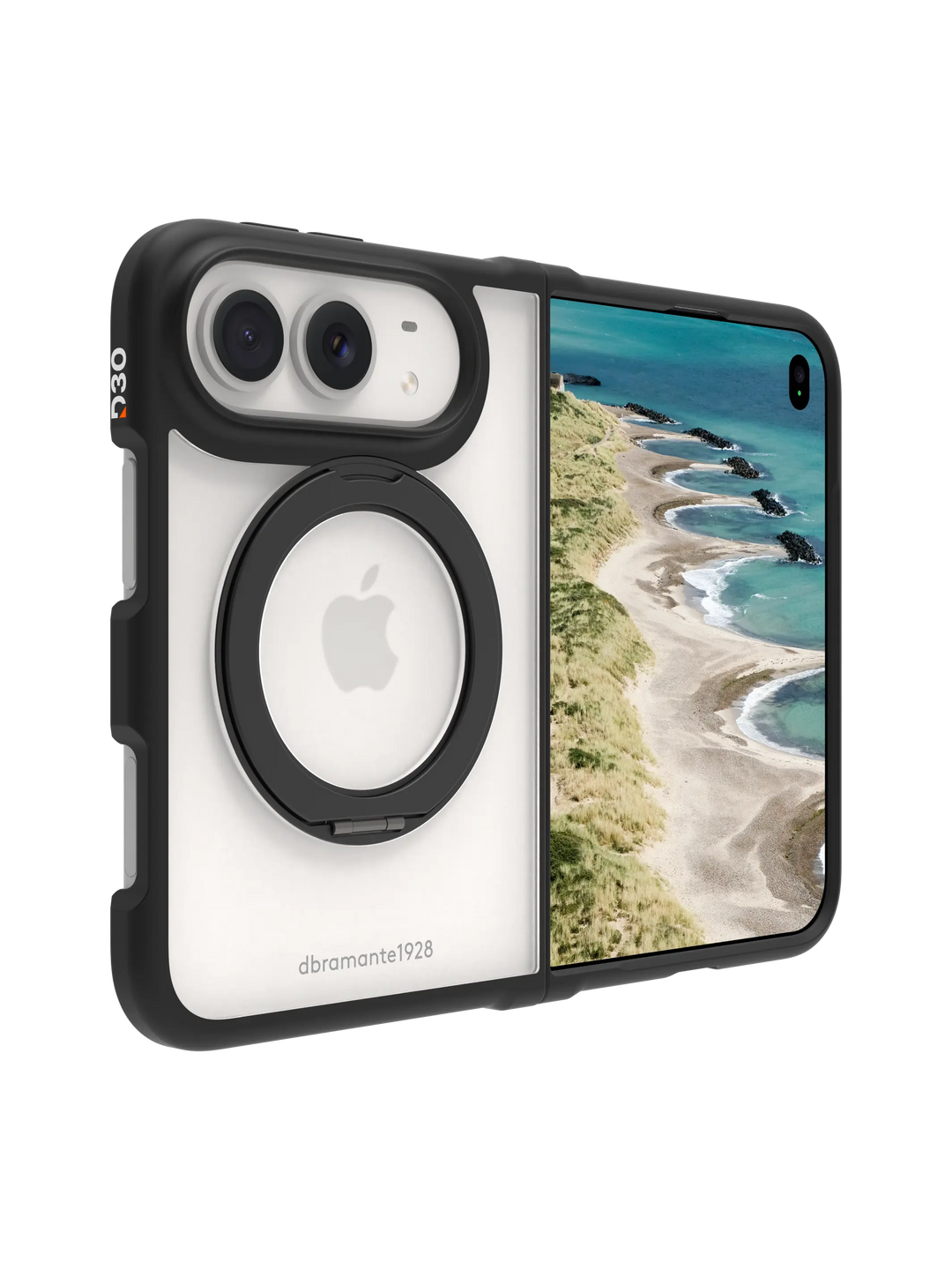 Grenen Ultra D3O MS Kick - iPhone Duo - Black Phone Case