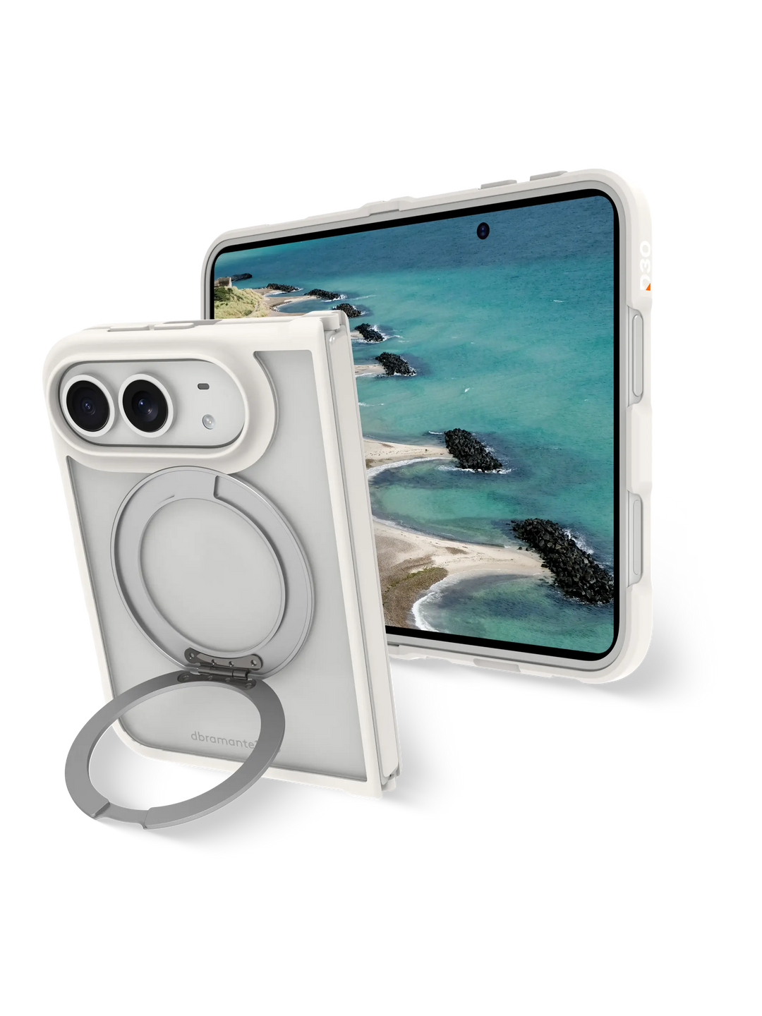 Grenen Ultra D3O MS Kick - iPhone Duo - White