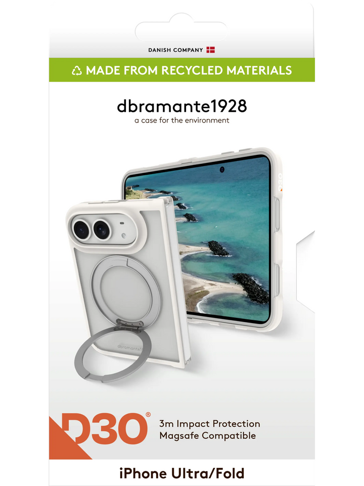 Grenen Ultra D3O MS Kick - iPhone Duo - White