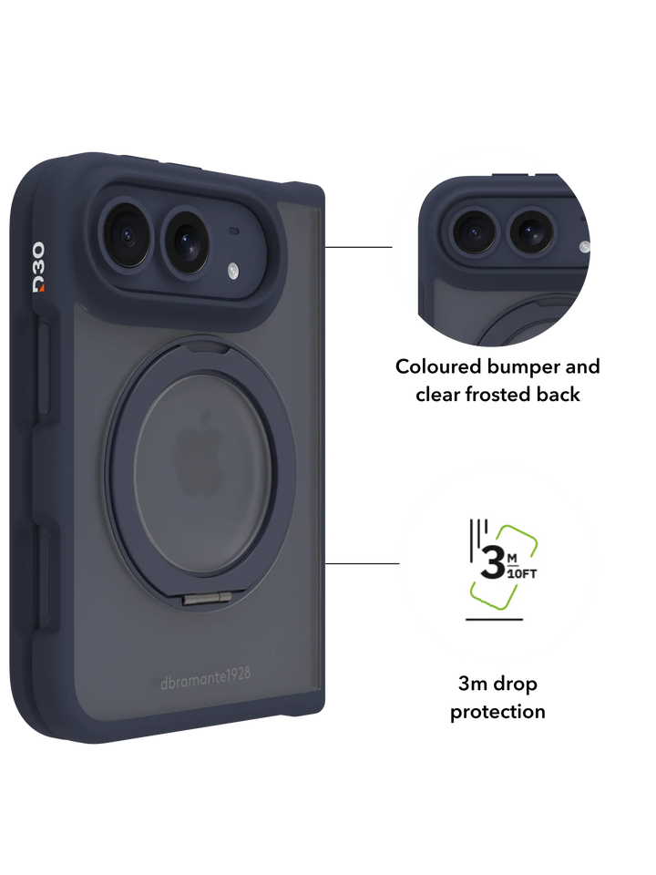 Grenen Ultra D3O MS Kick - iPhone Duo - Dark Blue