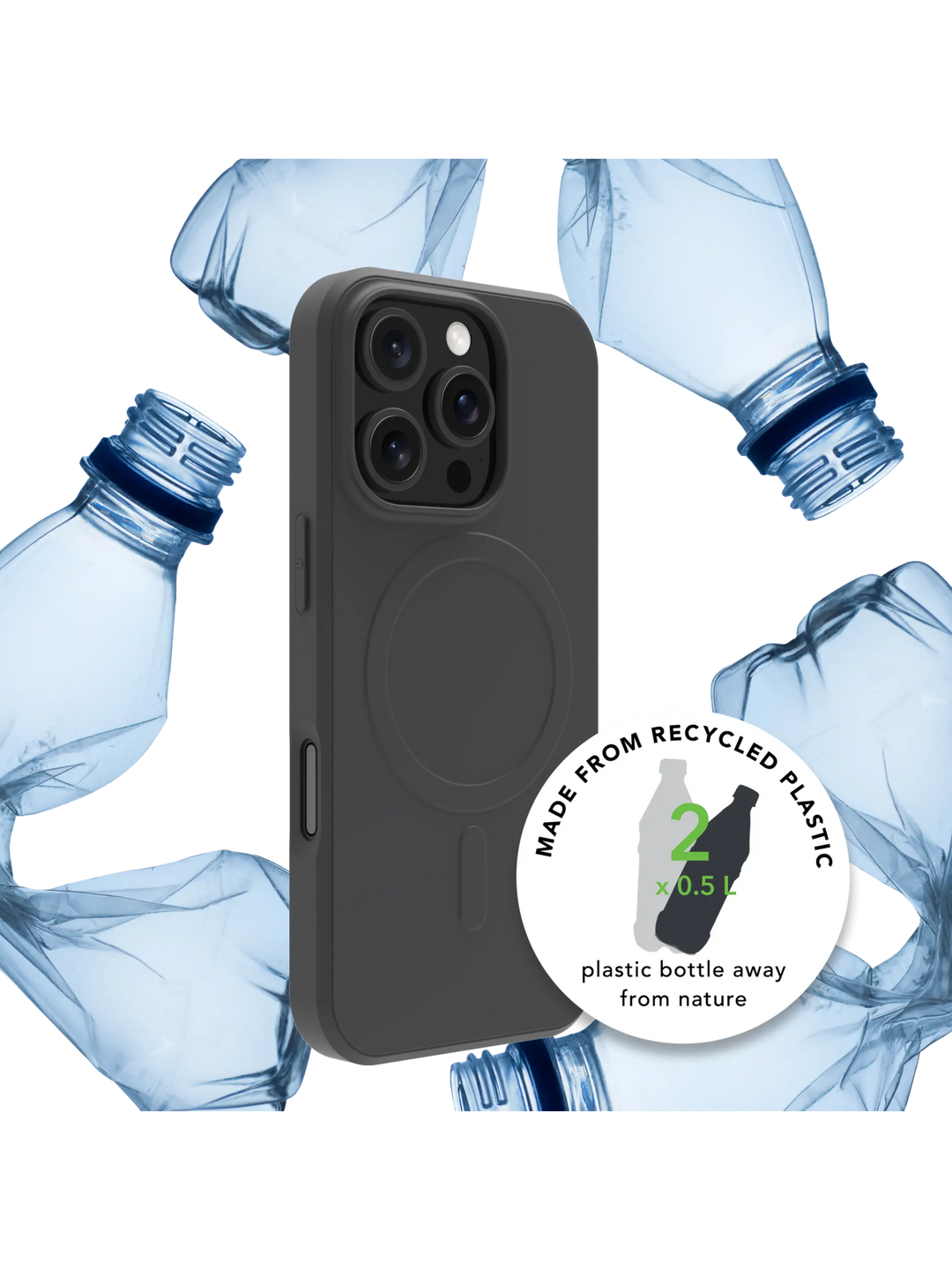 Greenland Pro MagSafe - iPhone 17e/16e/15/14/13 - Night Black Phone Case