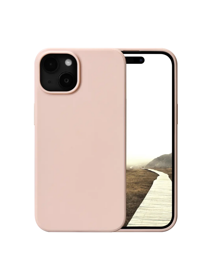 Greenland Pink Sand iPhone 15 Plus Phone Cases