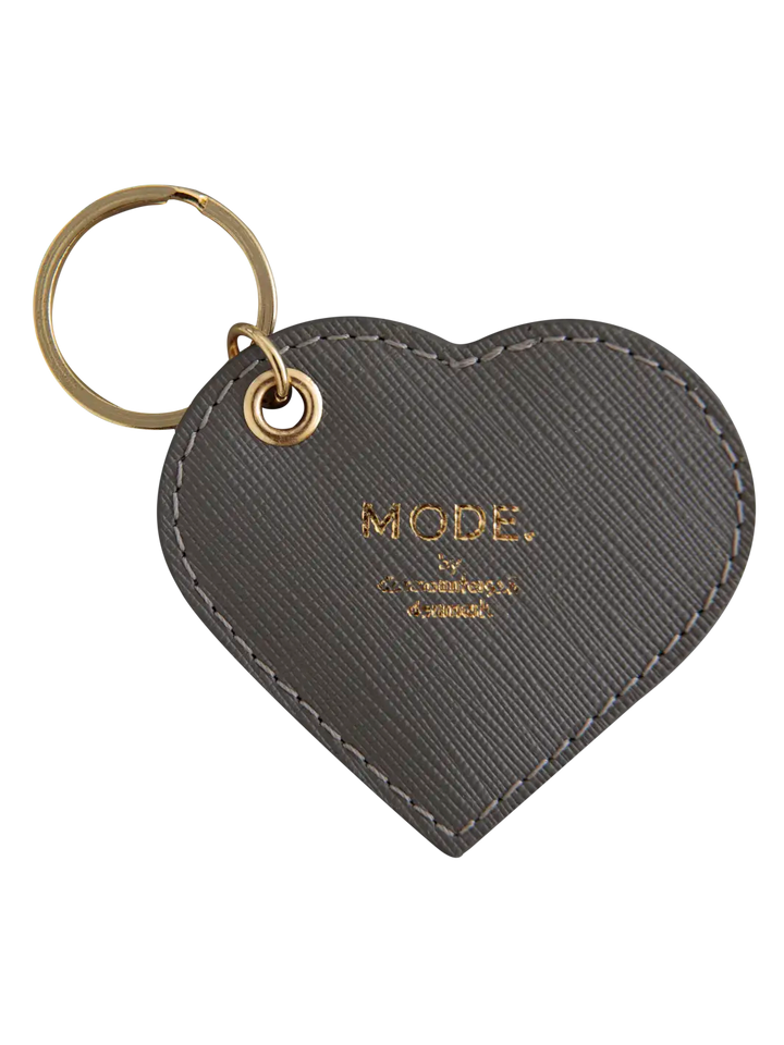 MODE. Heart Key ring - Outlet Shadow Grey