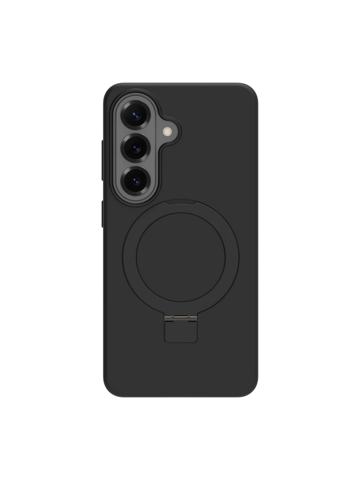 Iceland Ultra D3O Magnet Kickstand - Galaxy S26 - Black Phone Case