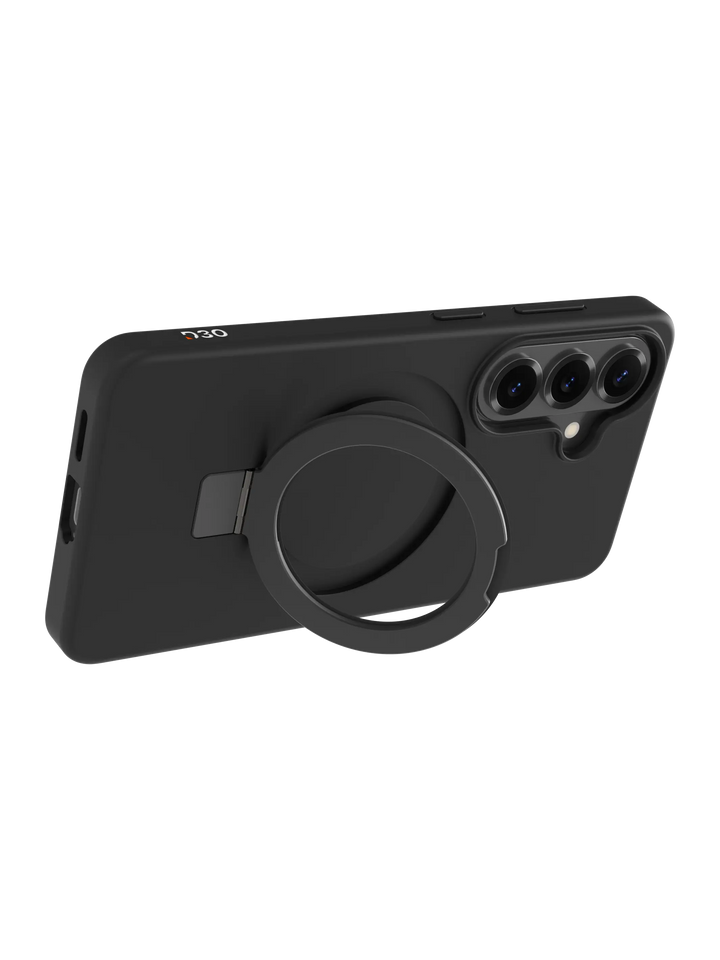 Iceland Ultra D3O Magnet Kickstand - Galaxy S26 - Black Phone Case