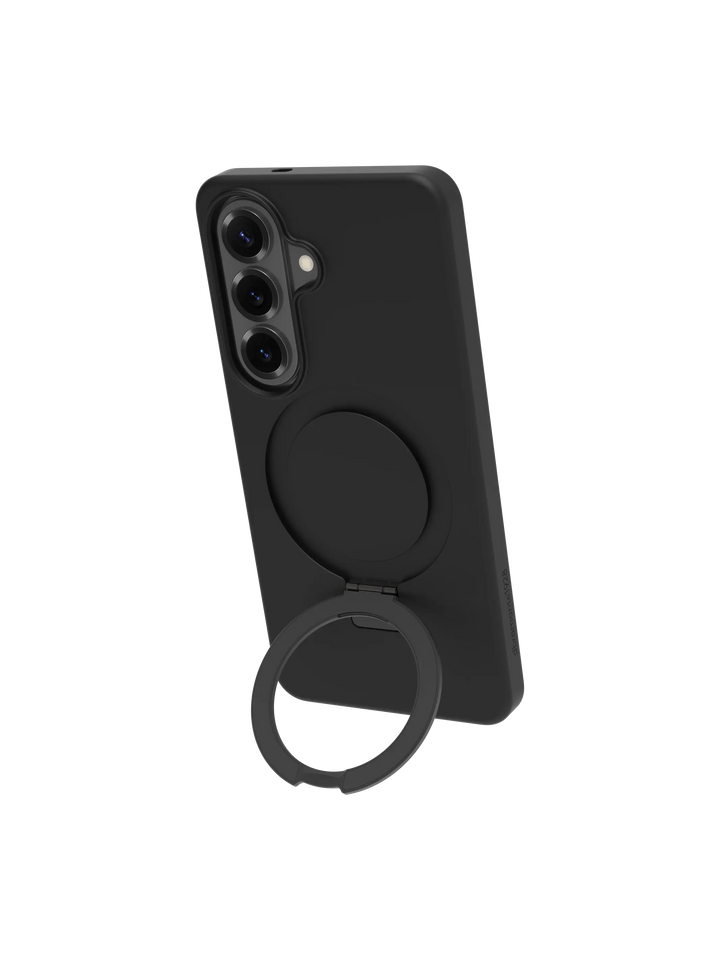 Iceland Ultra D3O Magnet Kickstand - Galaxy S26 - Black Phone Case