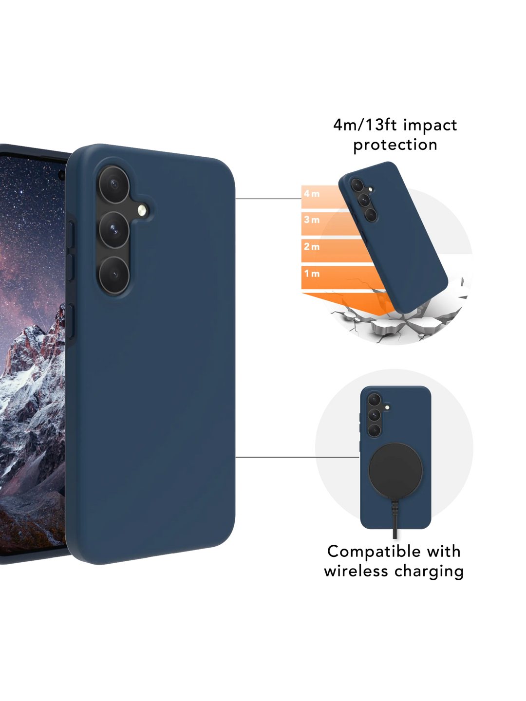 Iceland Ultra D3O - Galaxy S24+ - Blue Phone Case