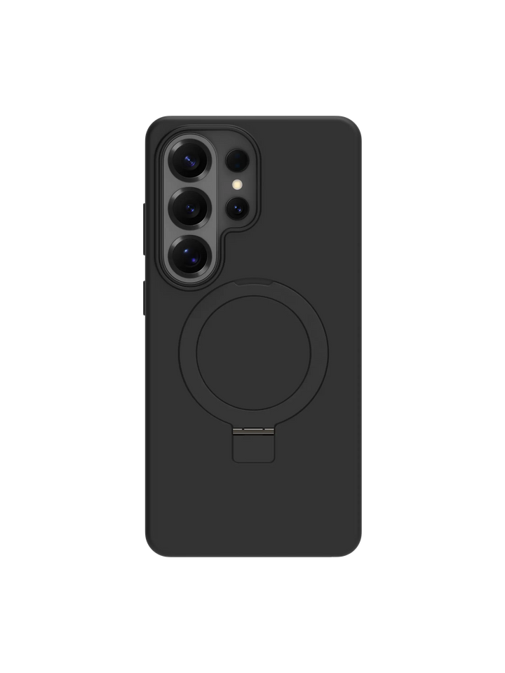 Iceland Ultra D3O Magnet Kickstand - Galaxy S26 Ultra -Black Phone Case