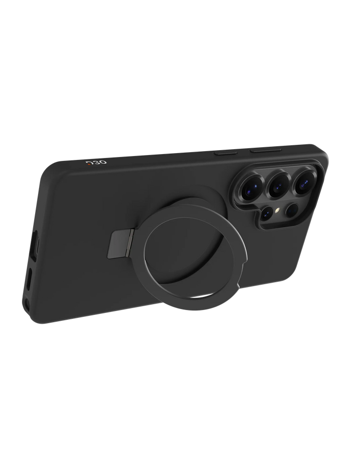 Iceland Ultra D3O Magnet Kickstand - Galaxy S26 Ultra -Black Phone Case