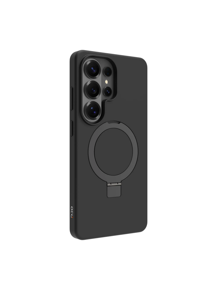 Iceland Ultra D3O Magnet Kickstand - Galaxy S26 Ultra -Black Phone Case