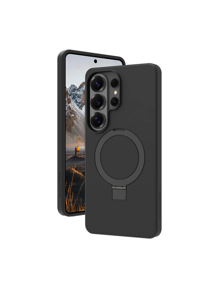 Iceland Ultra D3O Magnet Kickstand - Galaxy S26 Ultra -Black Phone Case