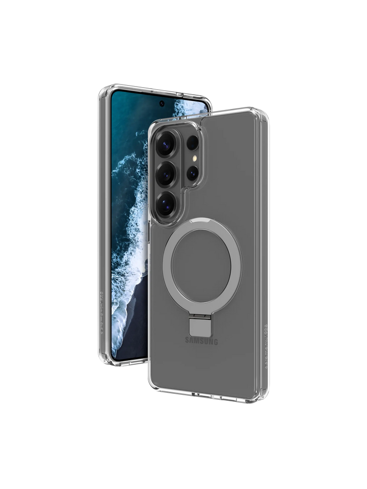 Iceland Ultra D3O Magnet Kickstand - Galaxy S26 Ultra - Clear Phone Case