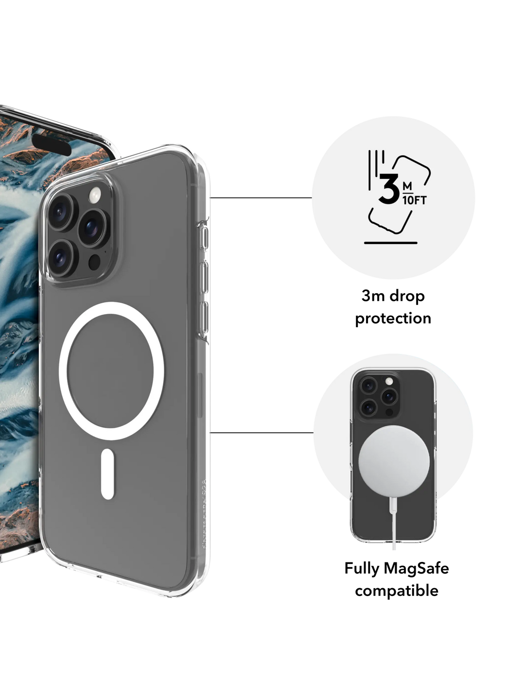 Iceland Pro MagSafe - iPhone 16 - Clear Phone Case
