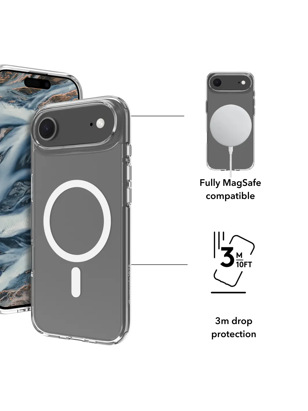 Iceland Pro MagSafe - iPhone Air - Clear Phone Case
