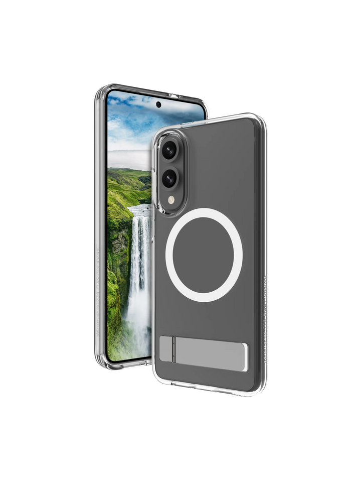 Iceland Ultra D3O Qi2 Kickstand - Galaxy S25 Edge - Clear
