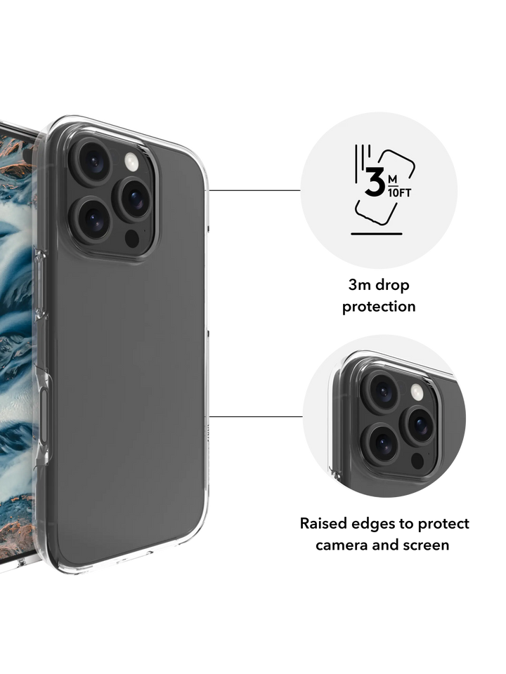 Iceland Pro - iPhone 16 Plus - Clear Phone Case