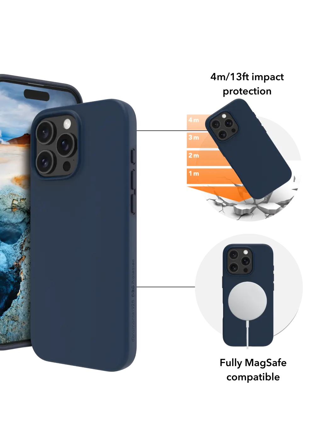 Iceland Ultra D3O MagSafe - iPhone 16 Pro Max - Blue