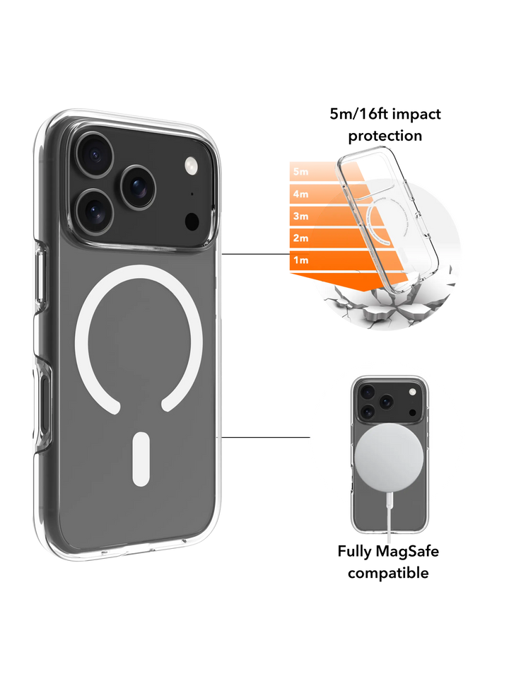 Iceland Ultra D3O MagSafe - iPhone 17 Pro - Clear Phone Case