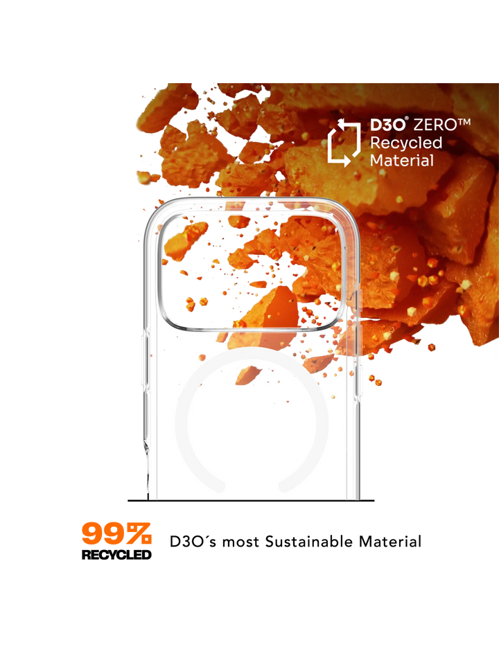 Iceland Ultra D3O MagSafe - iPhone 17 Pro - Clear Phone Case