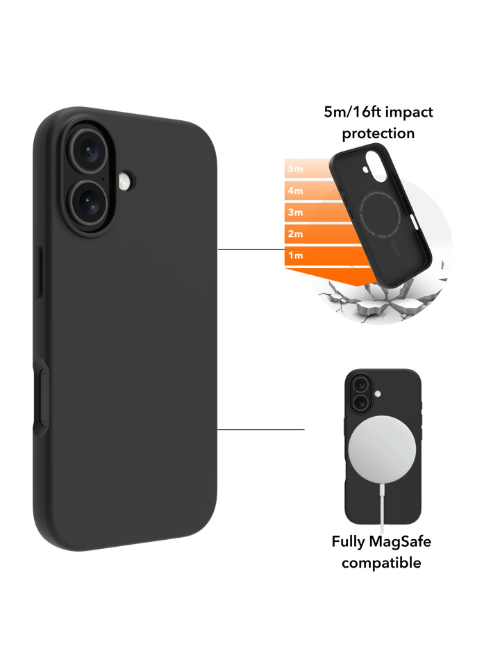 Iceland Ultra D3O MagSafe - iPhone 17 - Black Phone Case