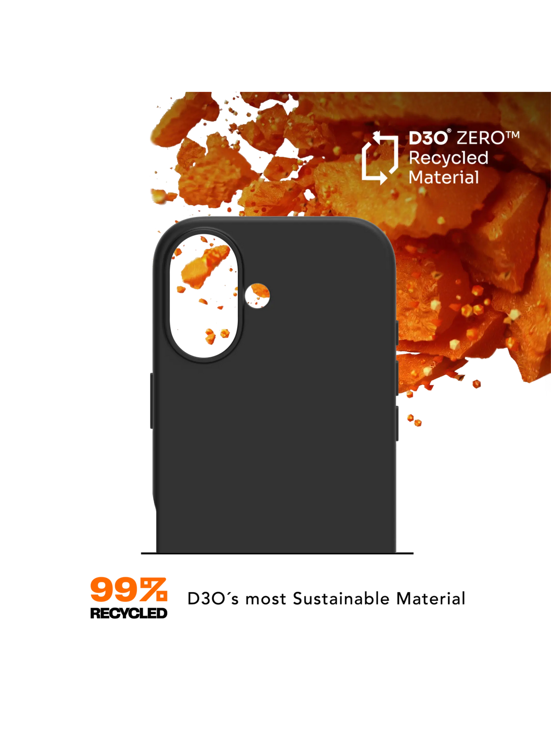 Iceland Ultra D3O MagSafe - iPhone 17 - Black Phone Case