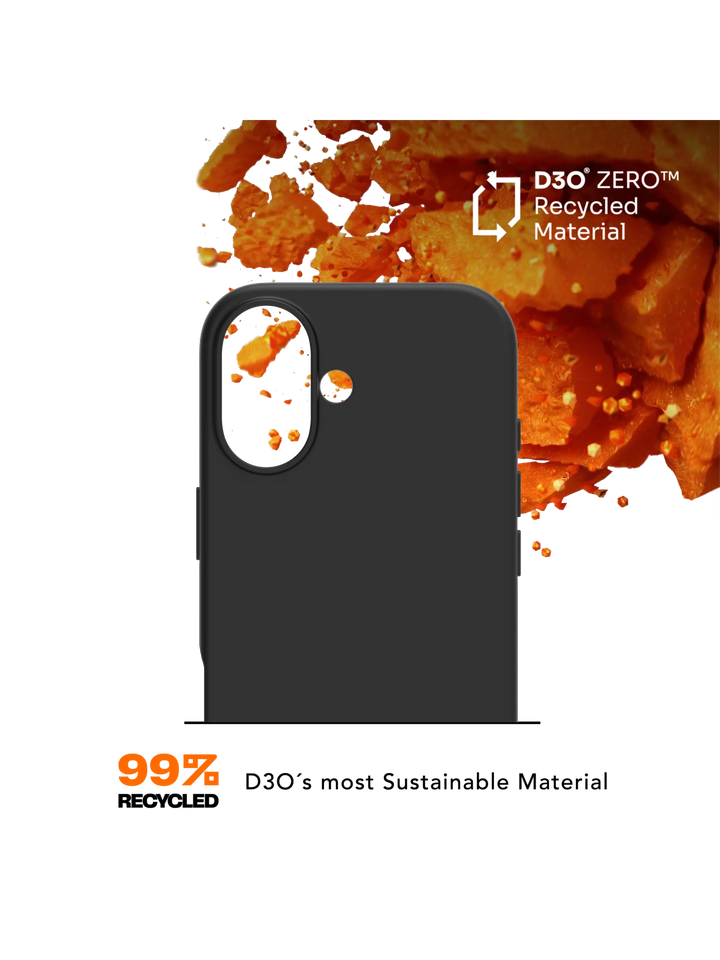 Iceland Ultra D3O MagSafe - iPhone 17 - Black Phone Case