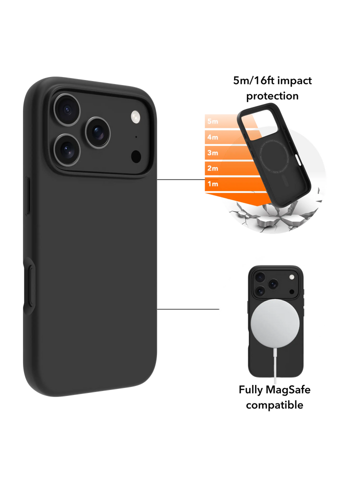 Iceland Ultra D3O MagSafe - iPhone 17 Pro - Black Phone Case