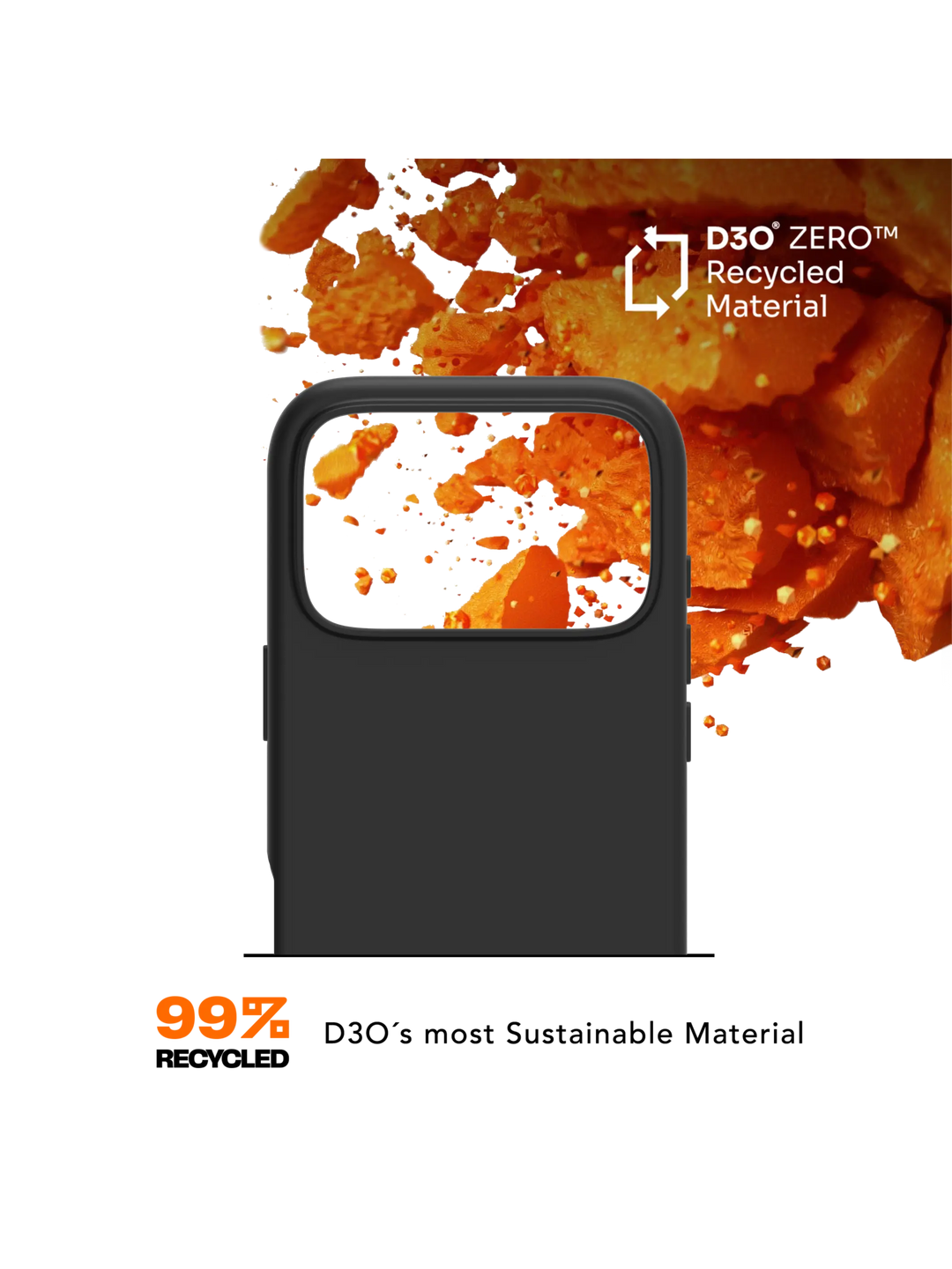 Iceland Ultra D3O MagSafe - iPhone 17 Pro - Black Phone Case