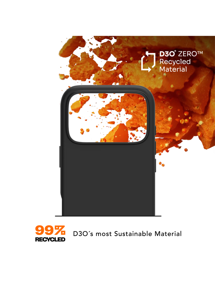 Iceland Ultra D3O MagSafe - iPhone 17 Pro - Black Phone Case