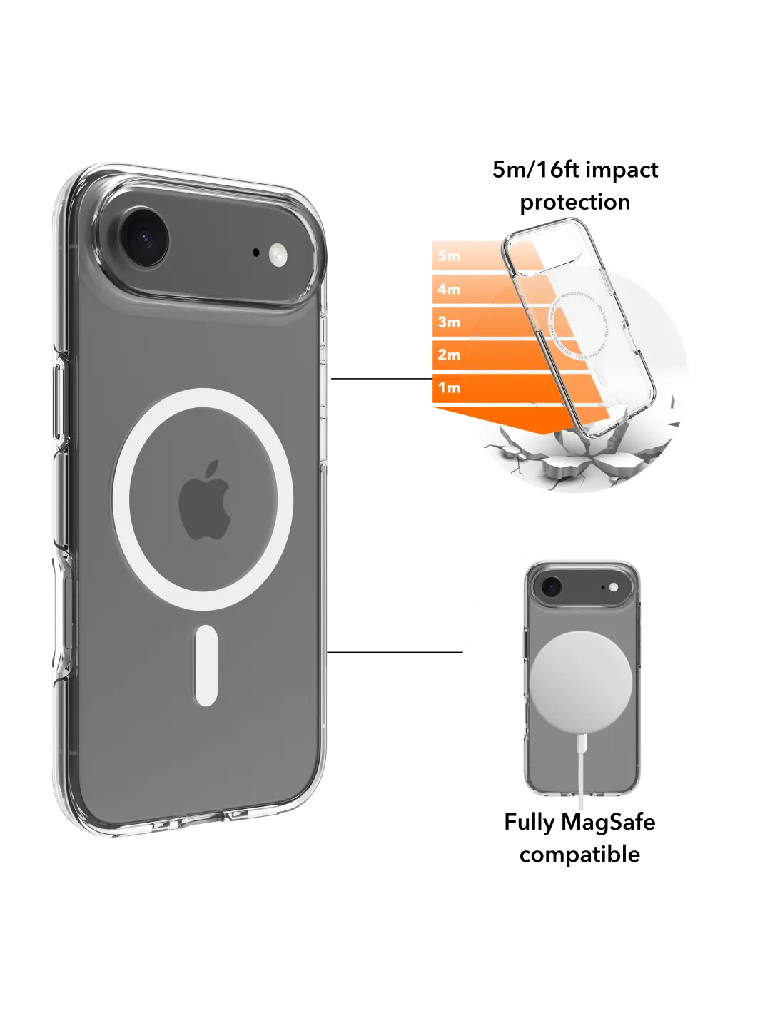 Iceland Ultra D3O MagSafe - iPhone Air - Clear Phone Case
