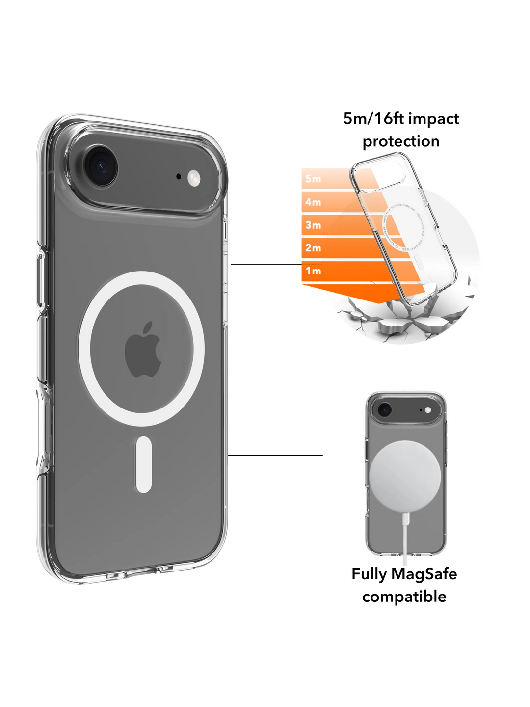 Iceland Ultra D3O MagSafe - iPhone Air - Clear Phone Case