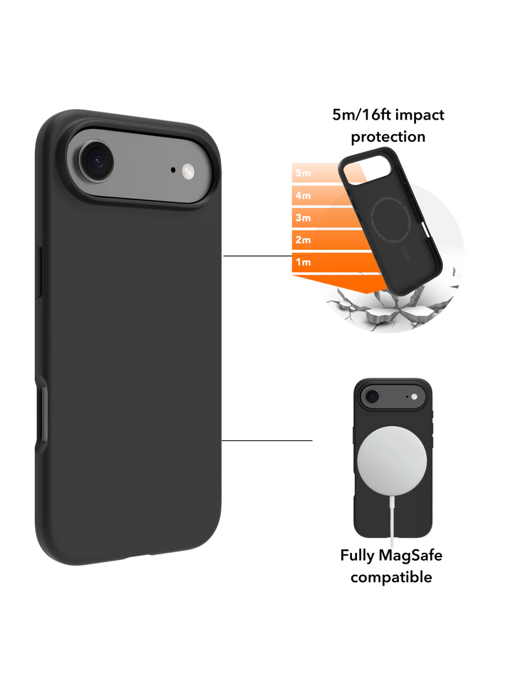 Iceland Ultra D3O MagSafe - iPhone Air - Black Phone Case