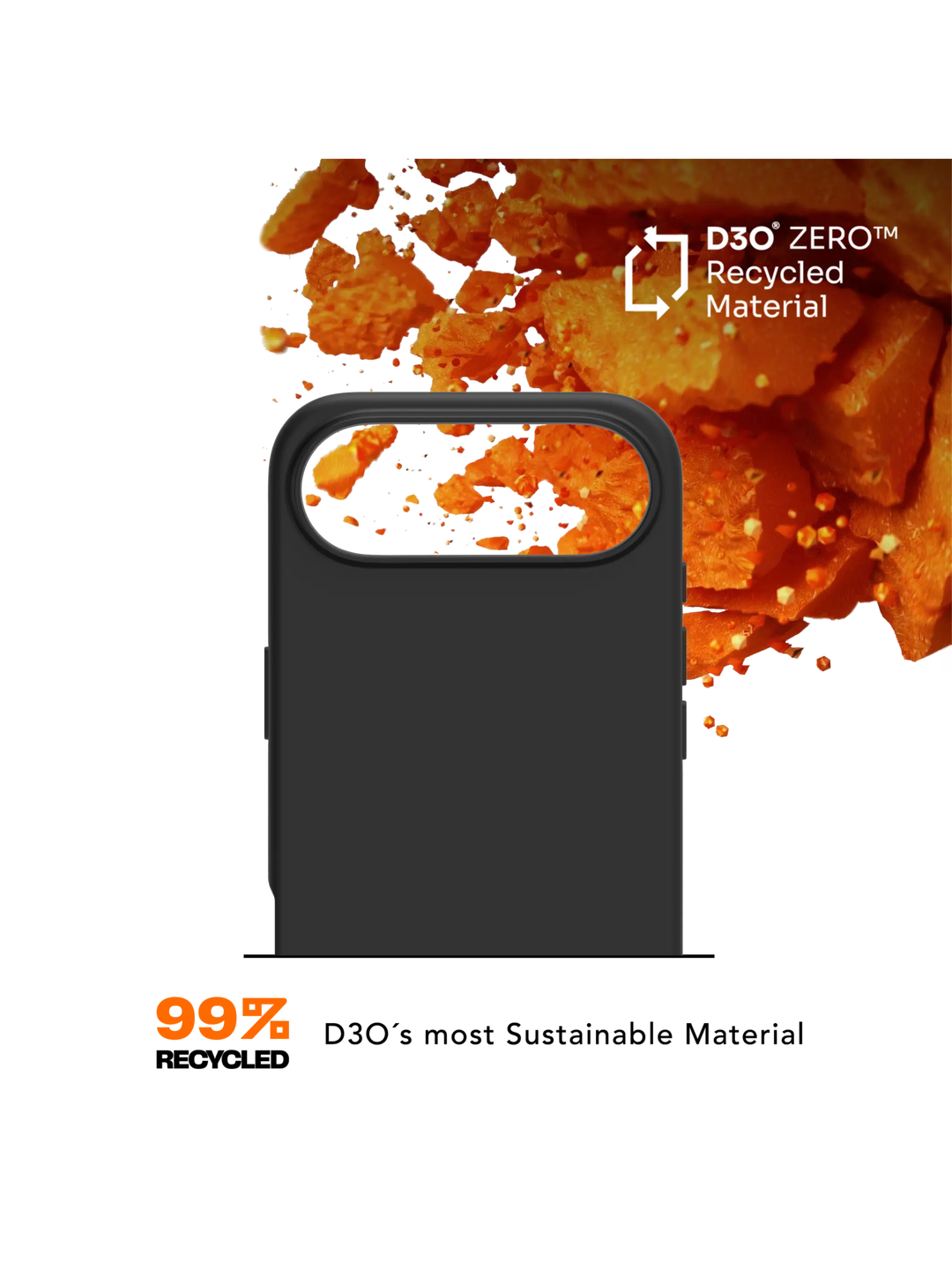 Iceland Ultra D3O MagSafe - iPhone Air - Black Phone Case